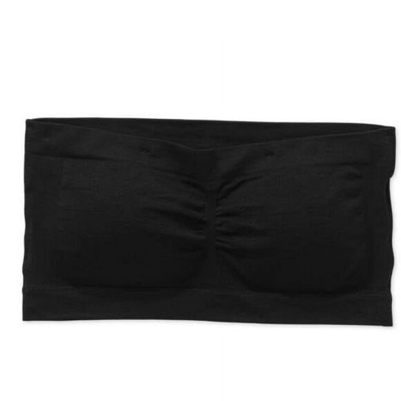 No Boundries Padded Bandeau Top- Black - Picture 1 of 5